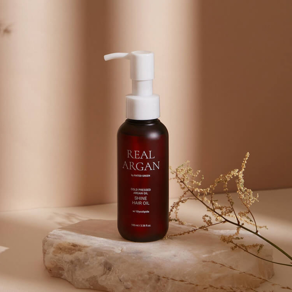 Аргановое масло для волос - Rated Green Real Argan Shine Hair Oil фото 3