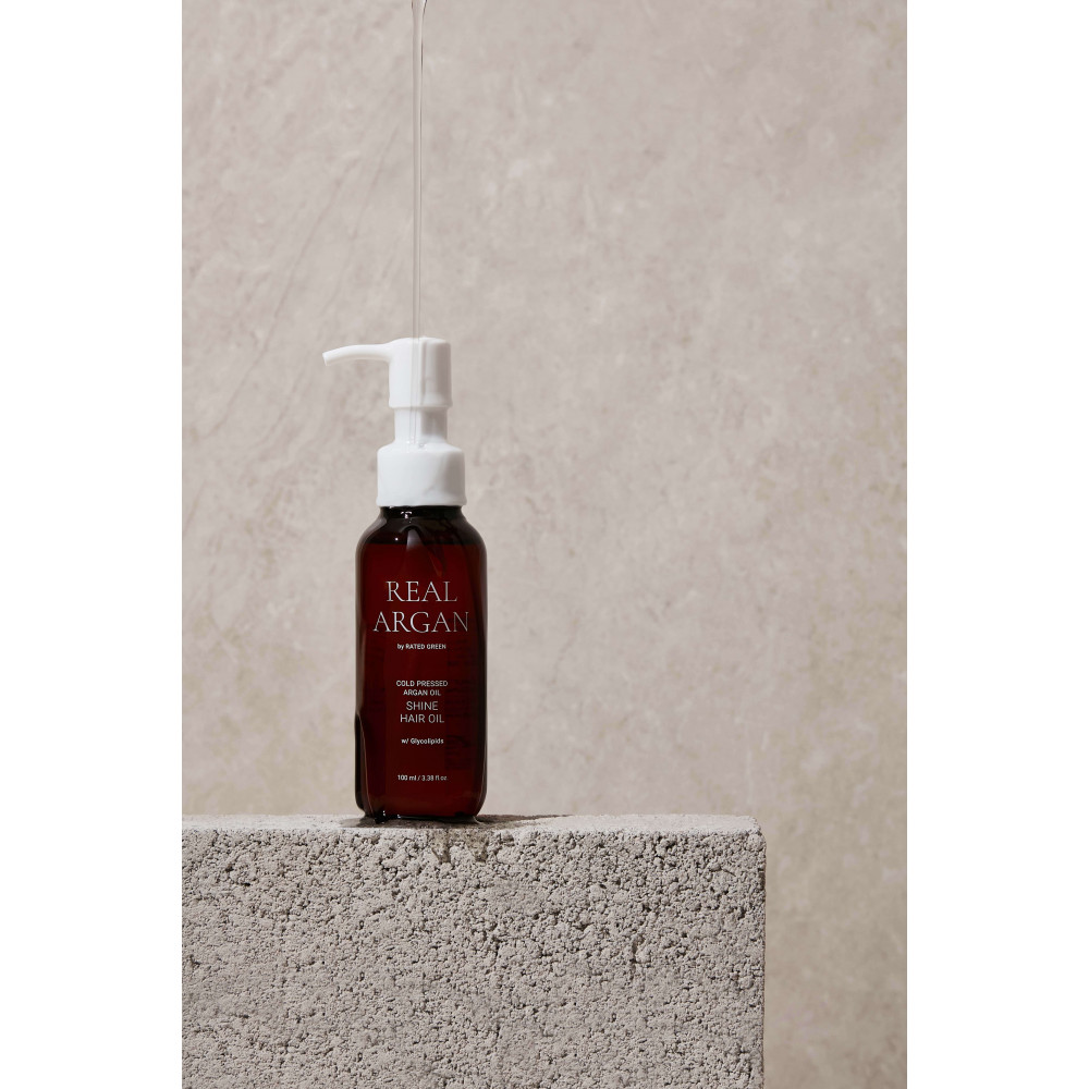 Аргановое масло для волос - Rated Green Real Argan Shine Hair Oil фото 4
