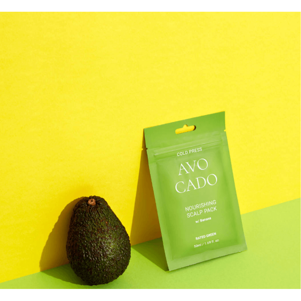 Поживна маска для шкіри голови та волосся з маслом авокадо - Rated Green Cold Press Avocado Nourishing Scalp Pack фото 4