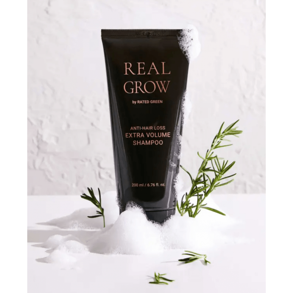Шампунь для объёма волос и профилактики выпадения - Rated Green Real Grow Anti Hair Loss Extra Volume Shampoo фото 2