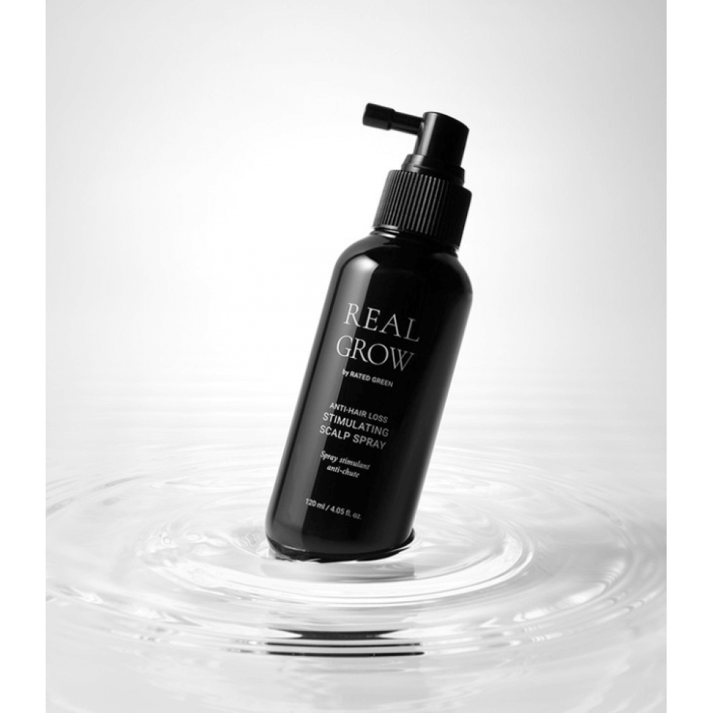 Стимулирующий спрей против выпадения волос - Rated Green Real Grow Anti-Hair Loss Stimulating Scalp Spray фото 2