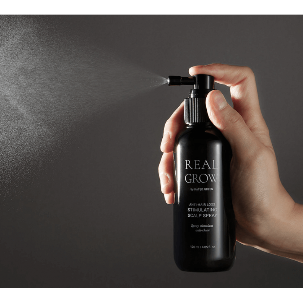 Стимулирующий спрей против выпадения волос - Rated Green Real Grow Anti-Hair Loss Stimulating Scalp Spray фото 3