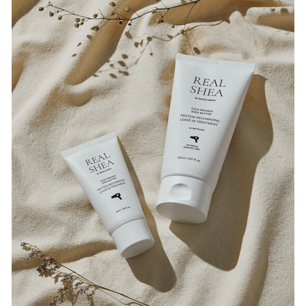 Восстанавливающий термозащитный крем для волос с маслом ши - Rated Green Real Shea Protein Recharging Leave-in Treatment фото 4