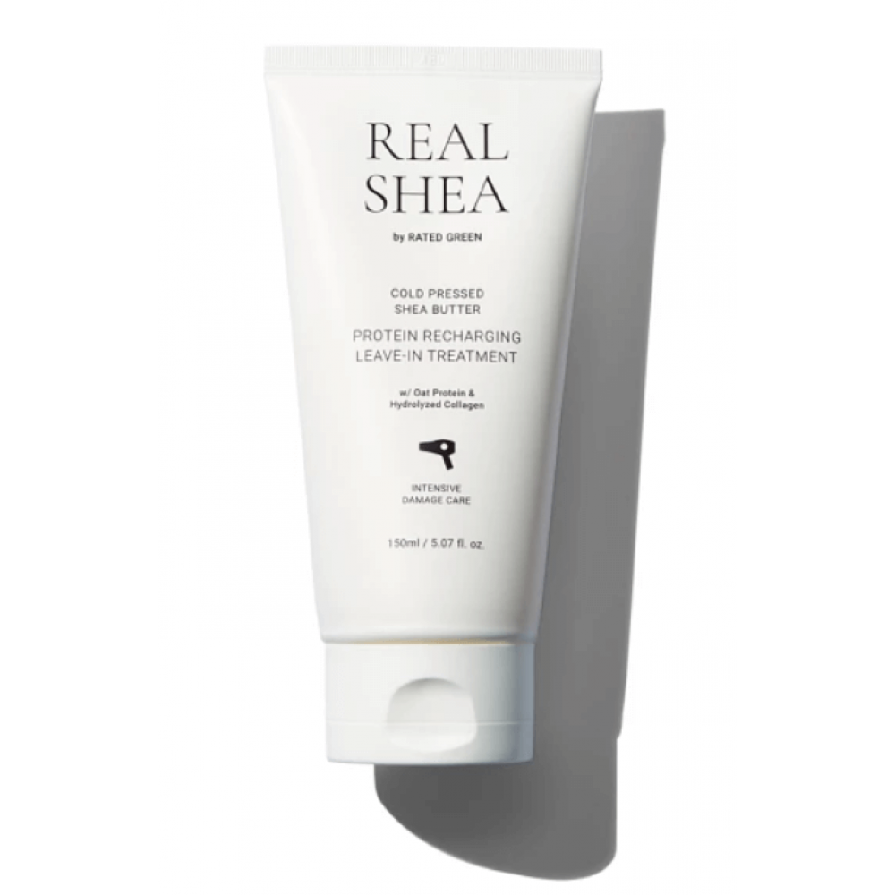 Восстанавливающий термозащитный крем для волос с маслом ши - Rated Green Real Shea Protein Recharging Leave-in Treatment фото 2
