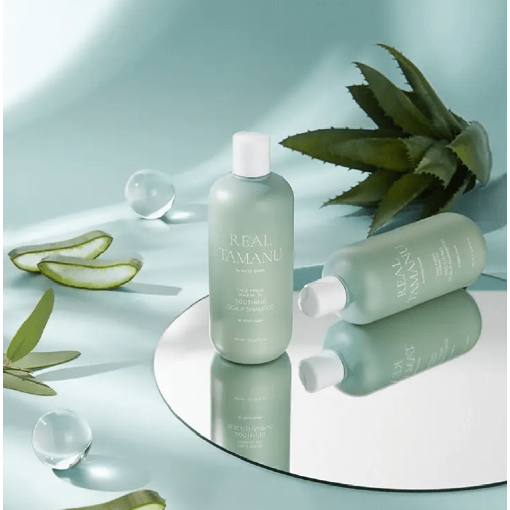 Заспокійливий шампунь з маслом таману - Rated Green Real Tamanu Cold Pressed Tamanu Oil Soothing Scalp Shampoo фото 3