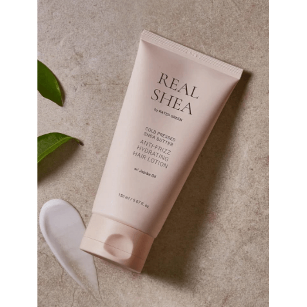 Увлажняющий лосьон для волос с маслом ши - Rated Green Real Shea Cold Pressed Shea Butter Anti-Frizz фото 4