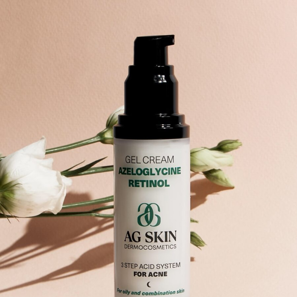 Гель-крем з азелогліцином та ретинолом - AG Skin Gel Cream Azeloglycine Retinol фото 2