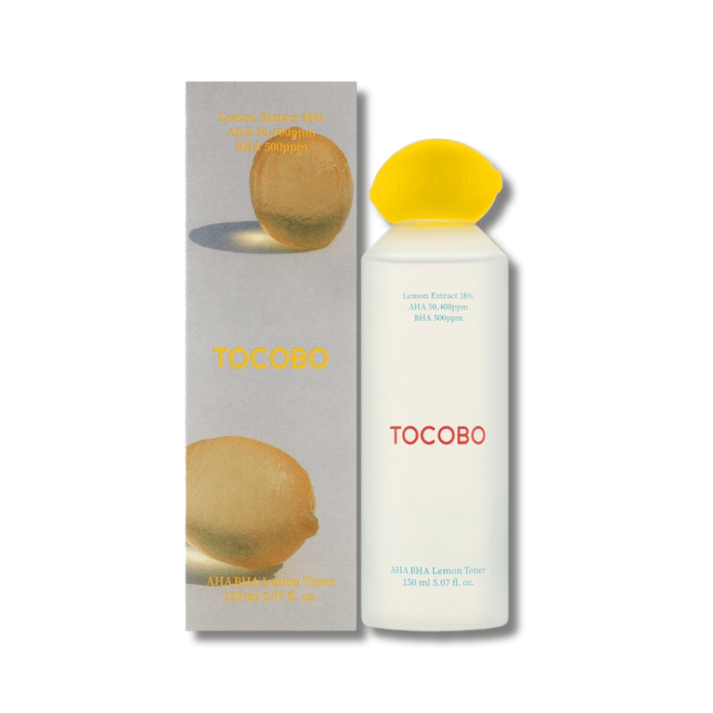 Лимонный тонер с кислотами AHA BHA и витамином C - Tocobo AHA BHA Lemon Toner фото