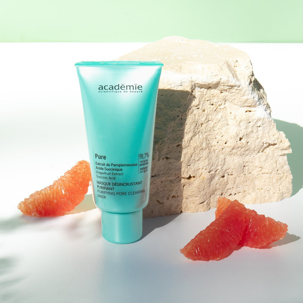 Очищающая глиняная маска - Academie Pure Purifying Pore Clearing Mask фото 3