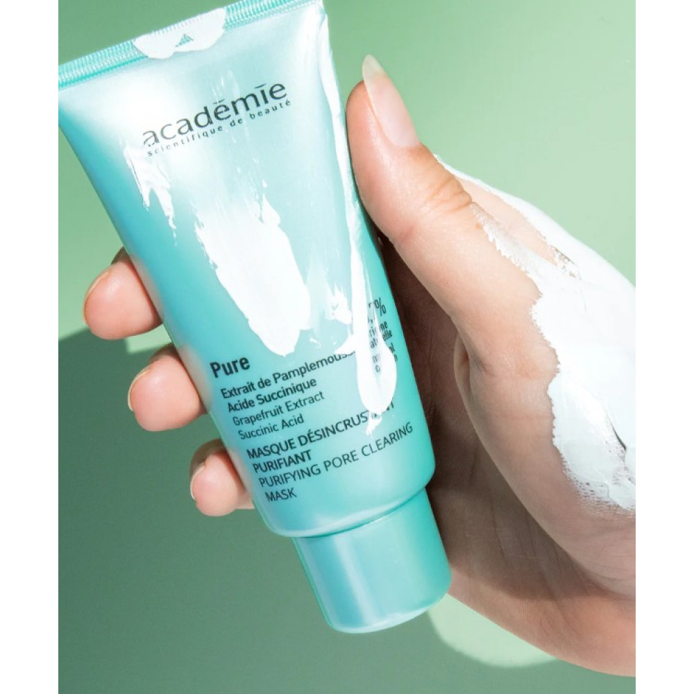 Маска для очищення пор з екстрактом грейпфрута - Academie Pure Purifying Pore Clearing Mask фото 3
