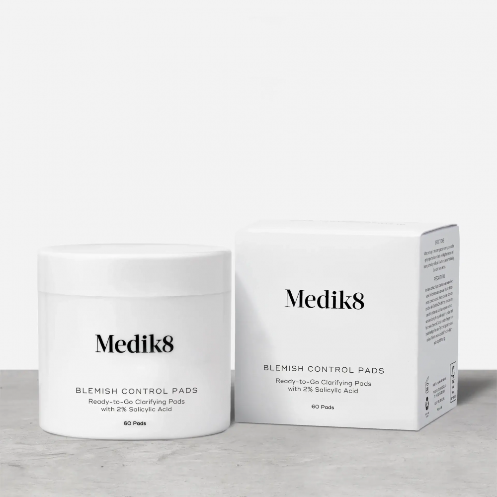 Подушечки с салициловой кислотой для проблемной кожи - Medik8 Blemish control pads фото 2
