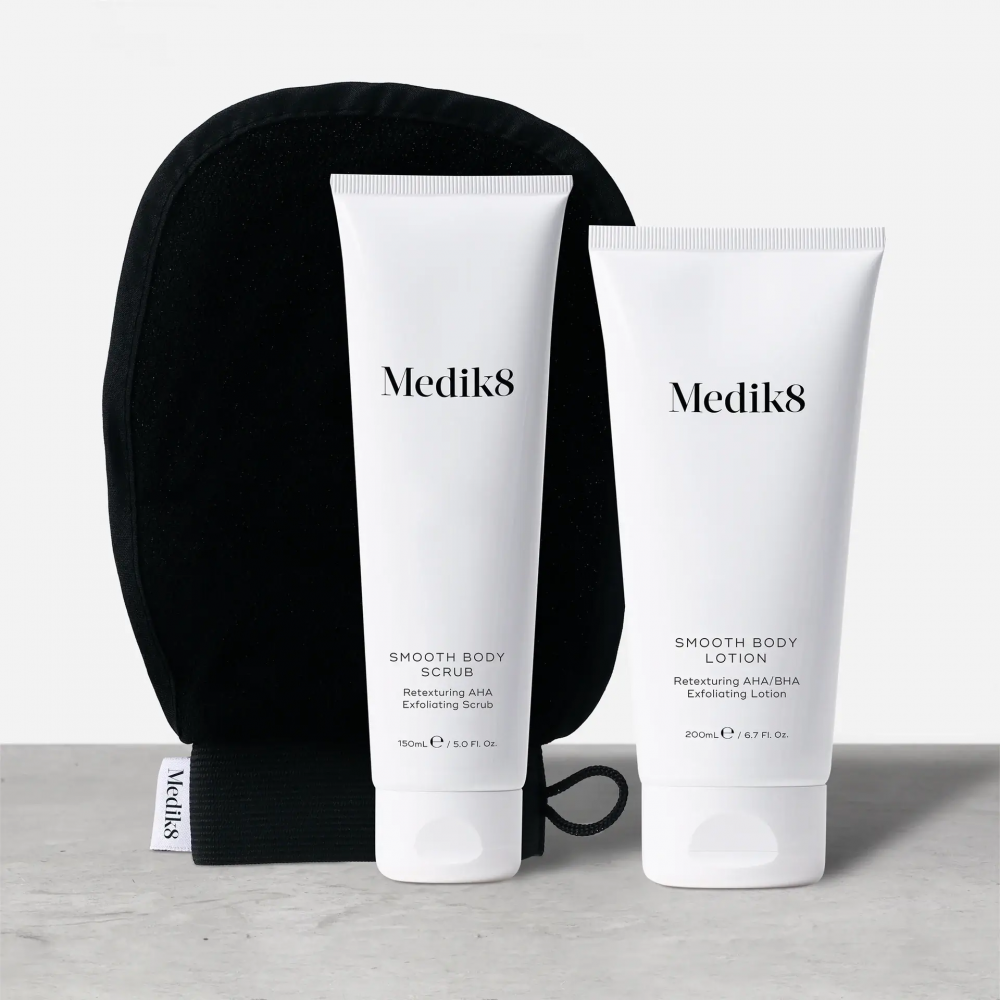 Система с AHA для сухой кожи и гиперкератоза - Medik8 Smooth Body Exfoliating Kit фото 2