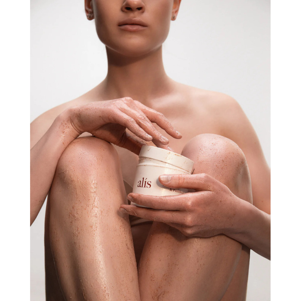 Укрепляющий скраб для тела - Alis Dark Cherry & Pautchouli Body Firming Scrub фото 4
