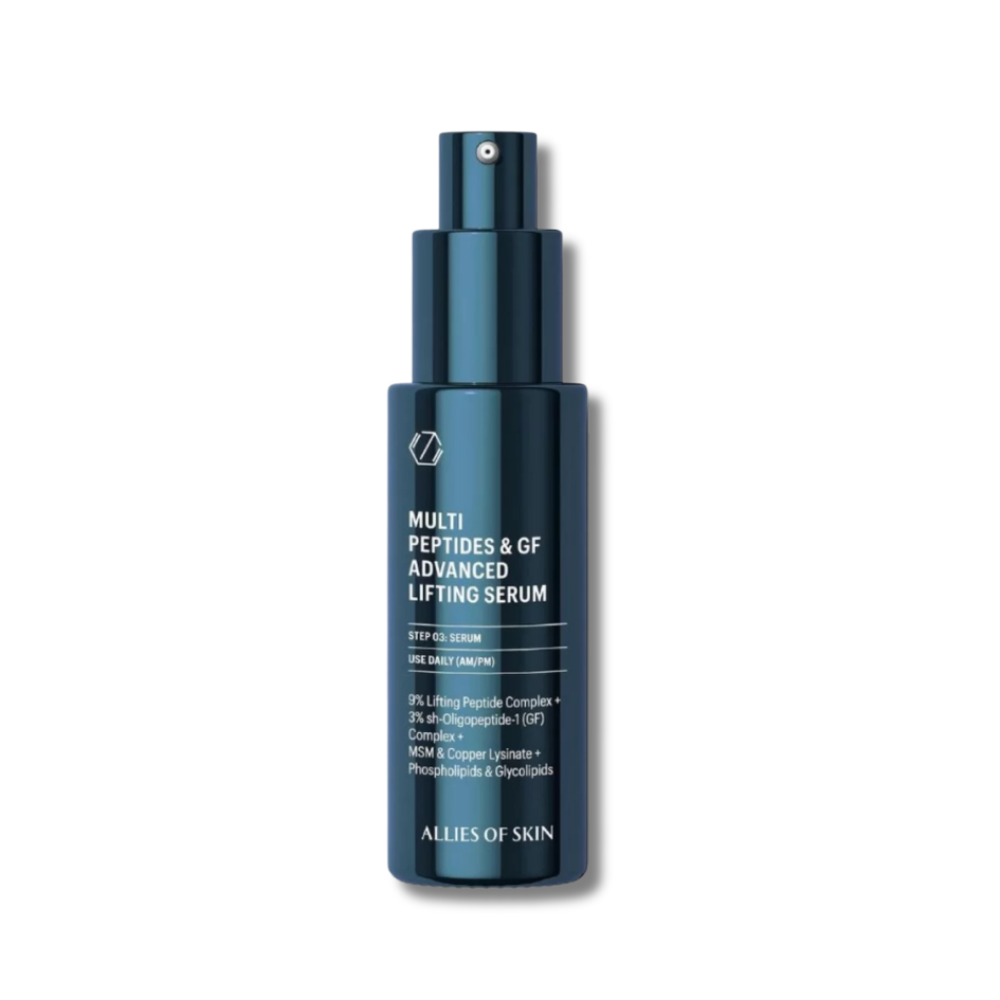 Мультипептидная сыворотка с эффектом лифтинга - Allies of Skin Multi Peptides & GF Advanced Lifting Serum фото