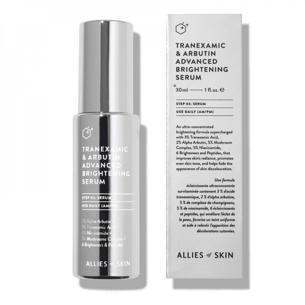 Освітлююча сироватка для обличчя - Allies Of Skin Tranexamic & Arbutin Advanced Brightening Serum фото