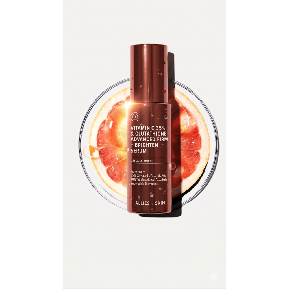 Сироватка з вітаміном С для обличчя - Allies of Skin Vitamin C 35% & Glutathione Advanced Firm + Brighten Serum фото 2