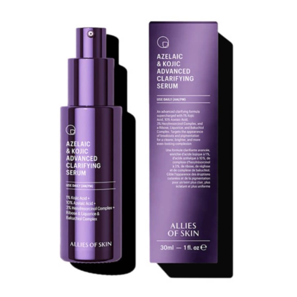 Сыворотка осветляющая с азелаиновой кислотой - Allies of skin Azelaic & Kojic Advanced Clarifying Serum фото 2