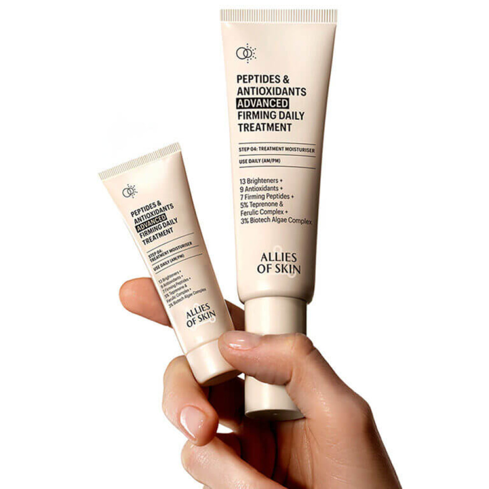 Пептидний крем для обличчя - Allies of Skin Peptides & Antioxidants Advanced Firming Daily Treatment фото 3