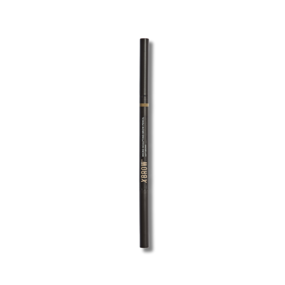 Карандаш для бровей "Мягкий коричневый" с микроскульптурой - Xlash Cosmetics Micro-sculpting Brow Pencil Soft Brown фото