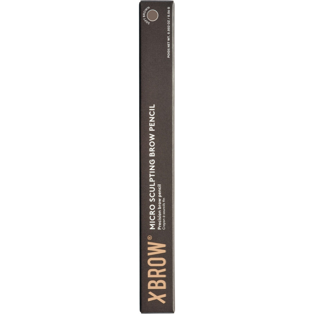 Карандаш для бровей "Мягкий коричневый" с микроскульптурой - Xlash Cosmetics Micro-sculpting Brow Pencil Soft Brown фото 3