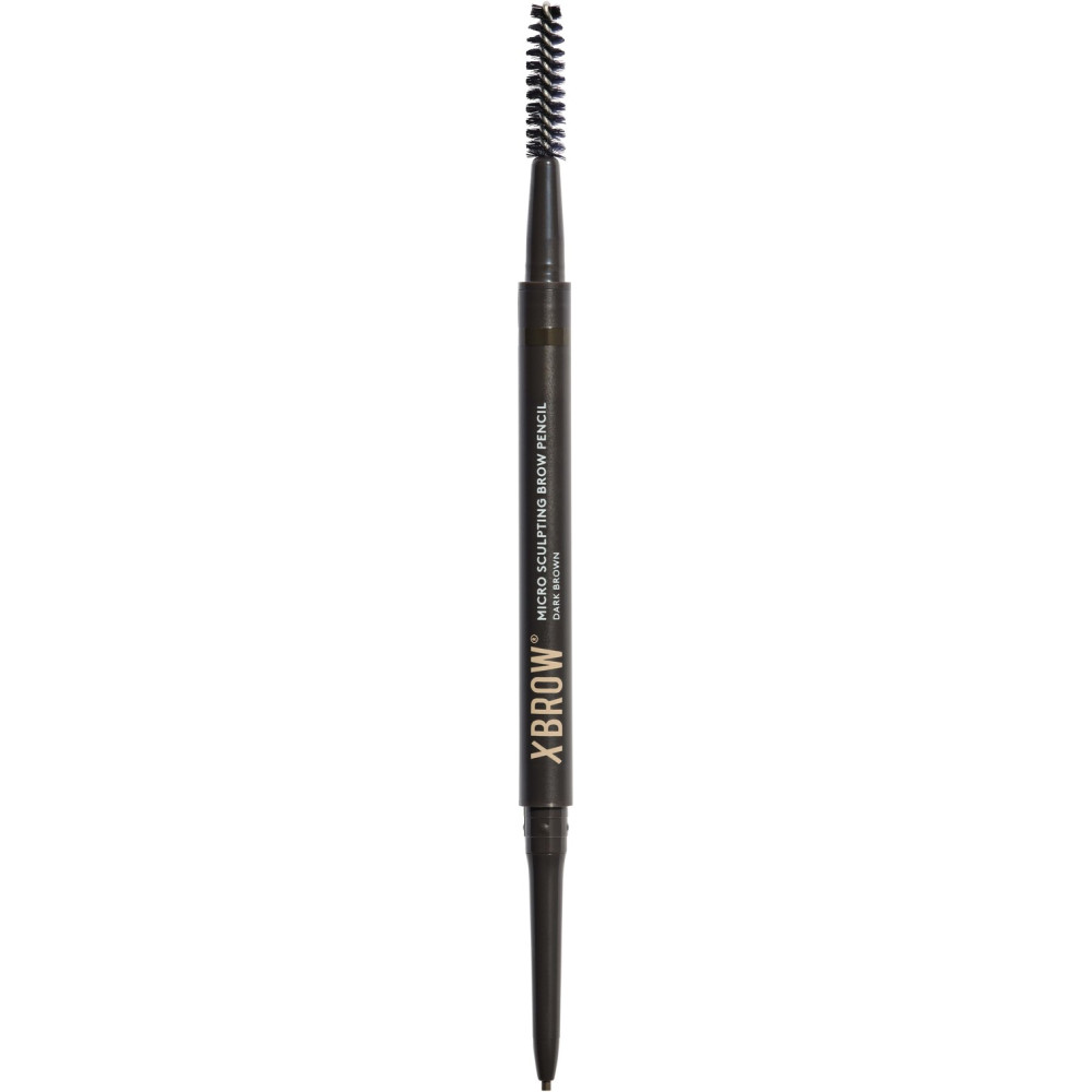 Карандаш для бровей "Темно-коричневый" с микроскульптурой - Xlash Cosmetics Micro-sculpting Brow Pencil Dark Brown фото 2
