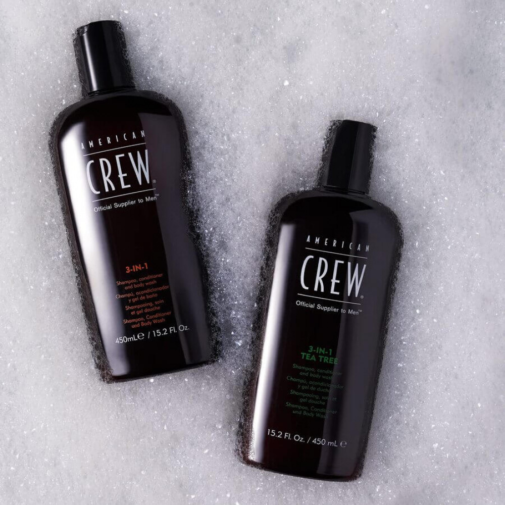 Средство по уходу за волосами и телом 3-в-1 "Чайное дерево" - American Crew 3 IN 1 Tea Tree Shampoo фото 2