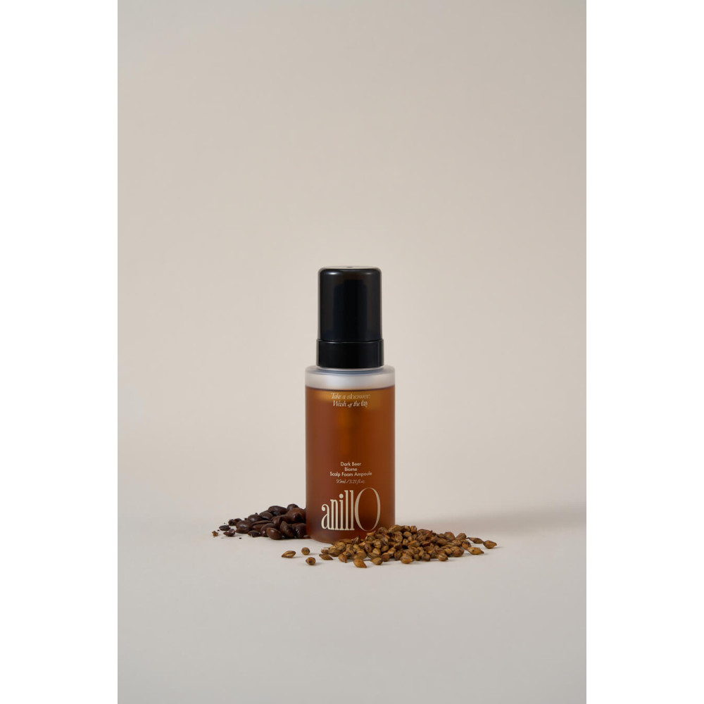 Укрепляющее средство для кожи головы - Anillo Dark Beer Biome Scalp Foam Ampoule фото 4