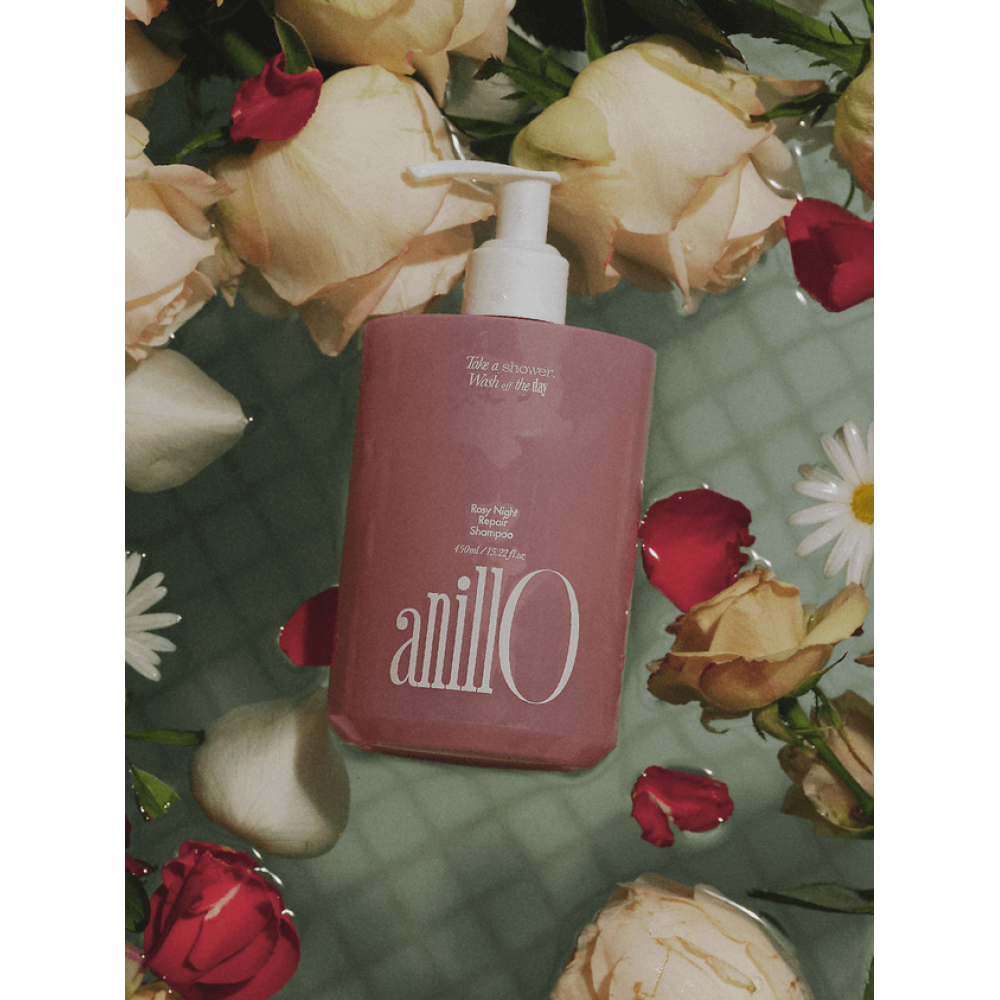 Восстанавливающий шампунь - Anillo Rosy Night Repair Shampoo фото 4