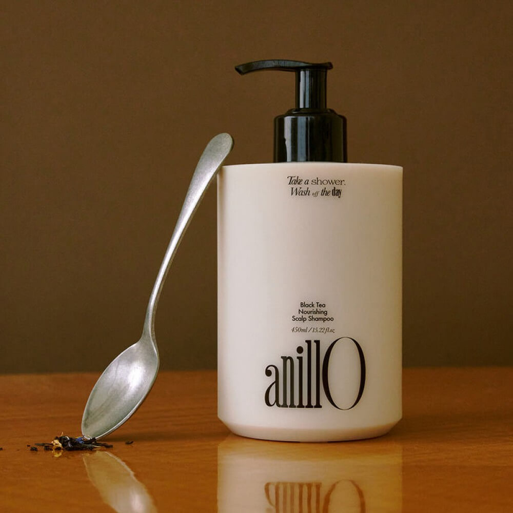 Питательный шампунь против выпадения волос - Anillo Black Tea Nourishing Scalp Shampoo фото 3
