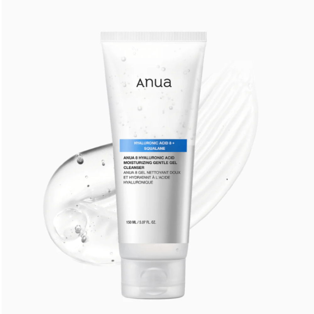 Ніжний зволожуючий гель для вмивання з гіалуроновою кислотою - Anua 8 Hyaluronic Acid Moisturizing Gentle Gel Cleanser фото 2
