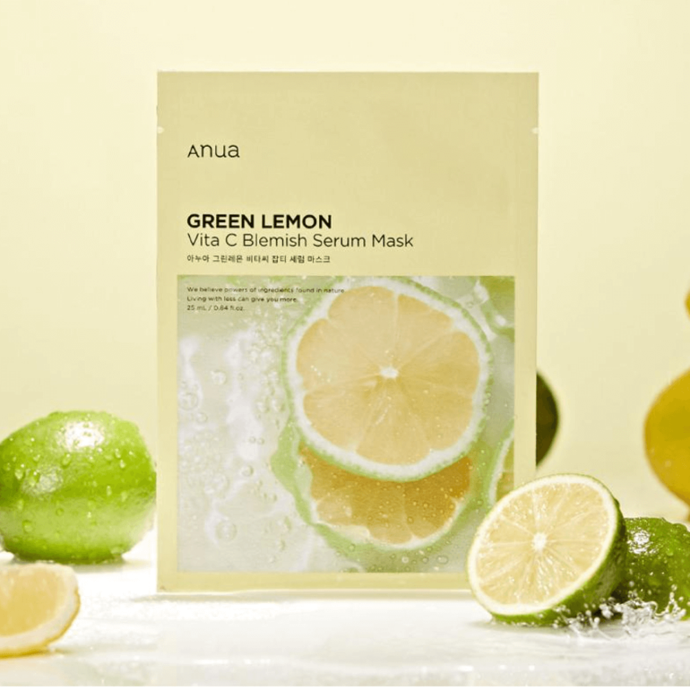 Освітлююча тканинна маска з вітаміном С - Anua Green Lemon Vita C Blemish Serum Mask фото 2