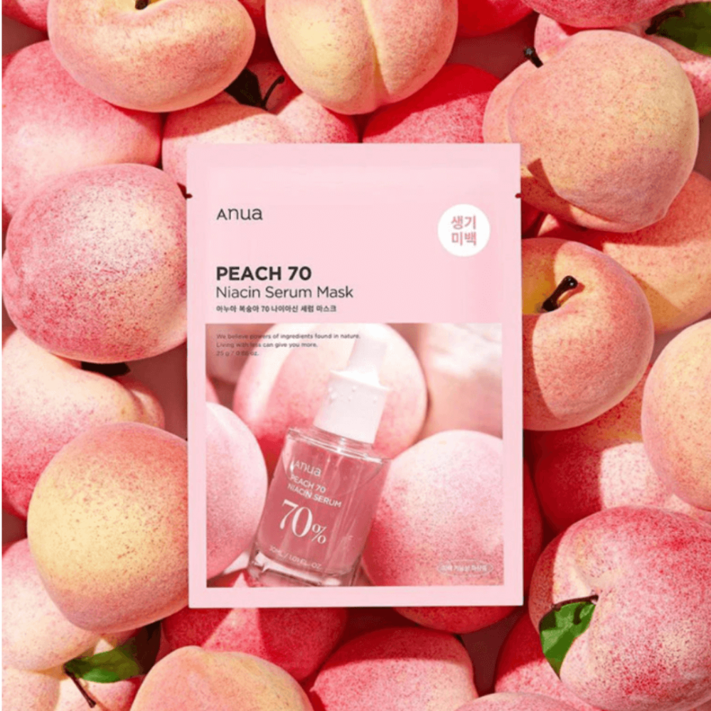 Тканевая маска для лица с осветляющим эффектом - Anua Peach 70 Niacin Serum Mask фото 5