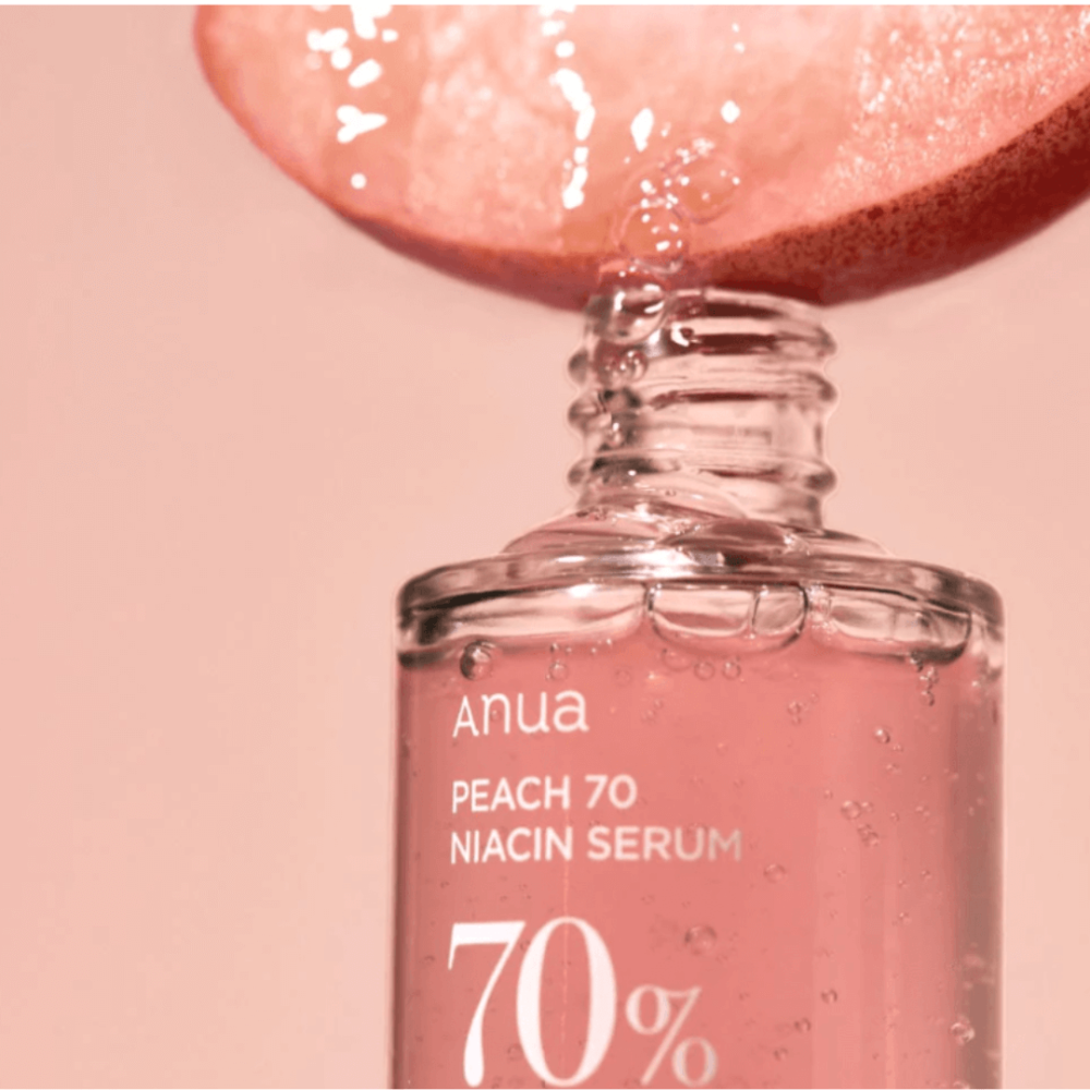 Матирующая увлажняющая сыворотка с экстрактом персика и ниацинамидом - Anua Peach 70% Niacinamide Serum фото 2