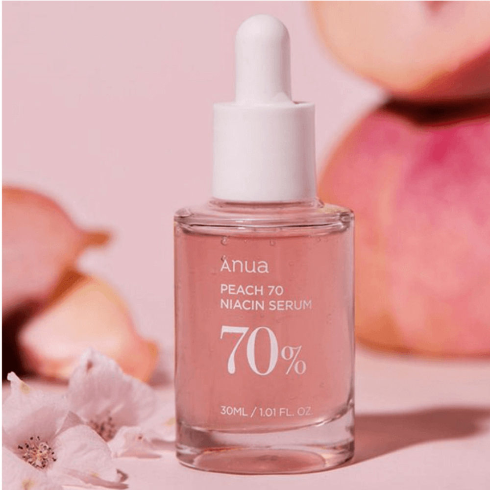 Матирующая увлажняющая сыворотка с экстрактом персика и ниацинамидом - Anua Peach 70% Niacinamide Serum фото 5