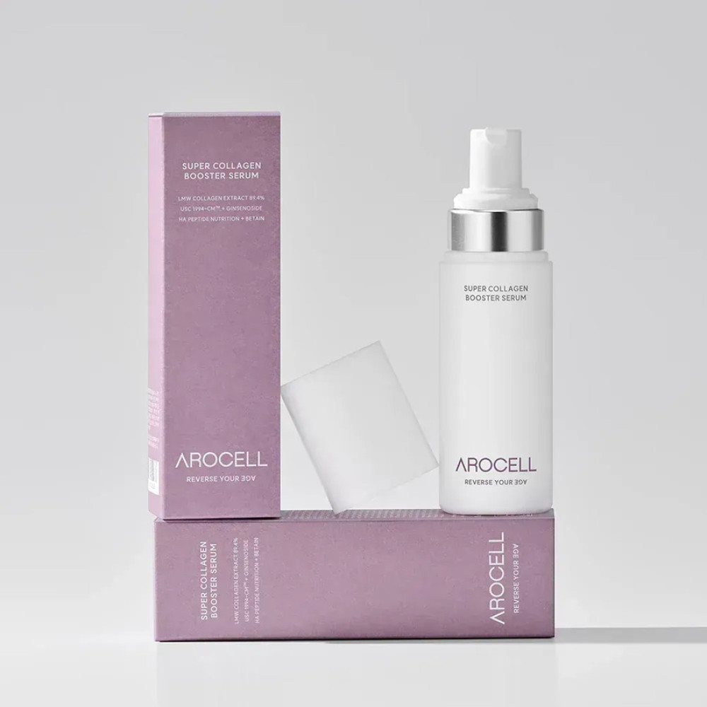 Пузырчатая сыворотка с коллагеном и гиалуроновой кислотой - Arocell Super Collagen Booster Serum фото 5