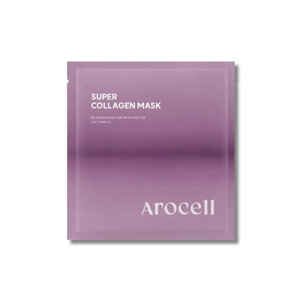 Гидрогелевая маска с коллагеном и пептидами для лифтинга и увлажнения - Arocell Super Collagen Mask фото