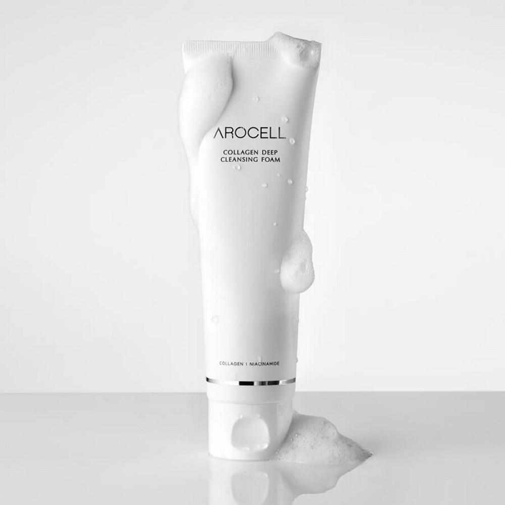 Пенка для глубокого очищения кожи с коллагеном - Arocell Collagen Deep Cleansing Foam фото 2