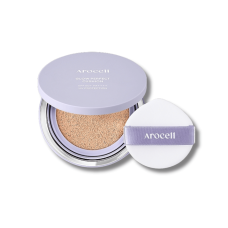 Тональный кушон с эффектом сияния - Arocell Glow Perfect Cushion SPF50+ PA+++ 