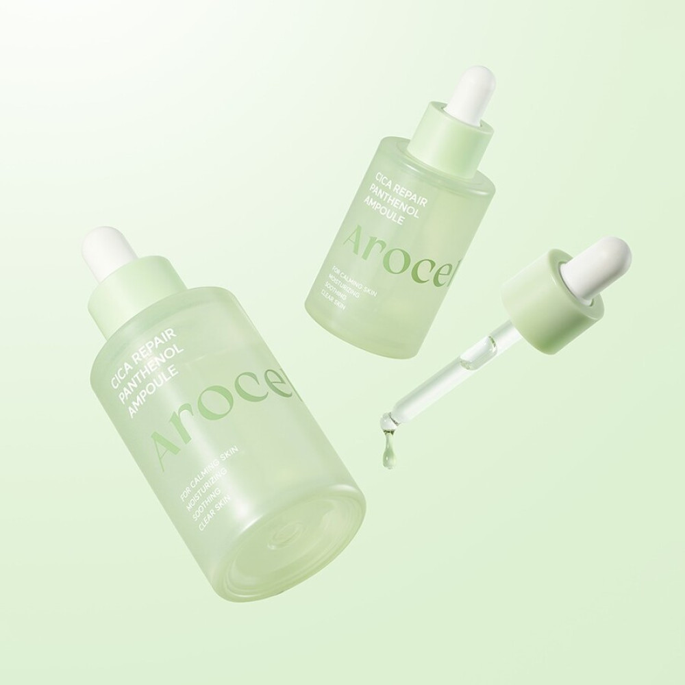 Восстанавливающая сыворотка с экзосомами центели и пантенолом - Arocell Cica Repair Panthenol Ampoule фото 2