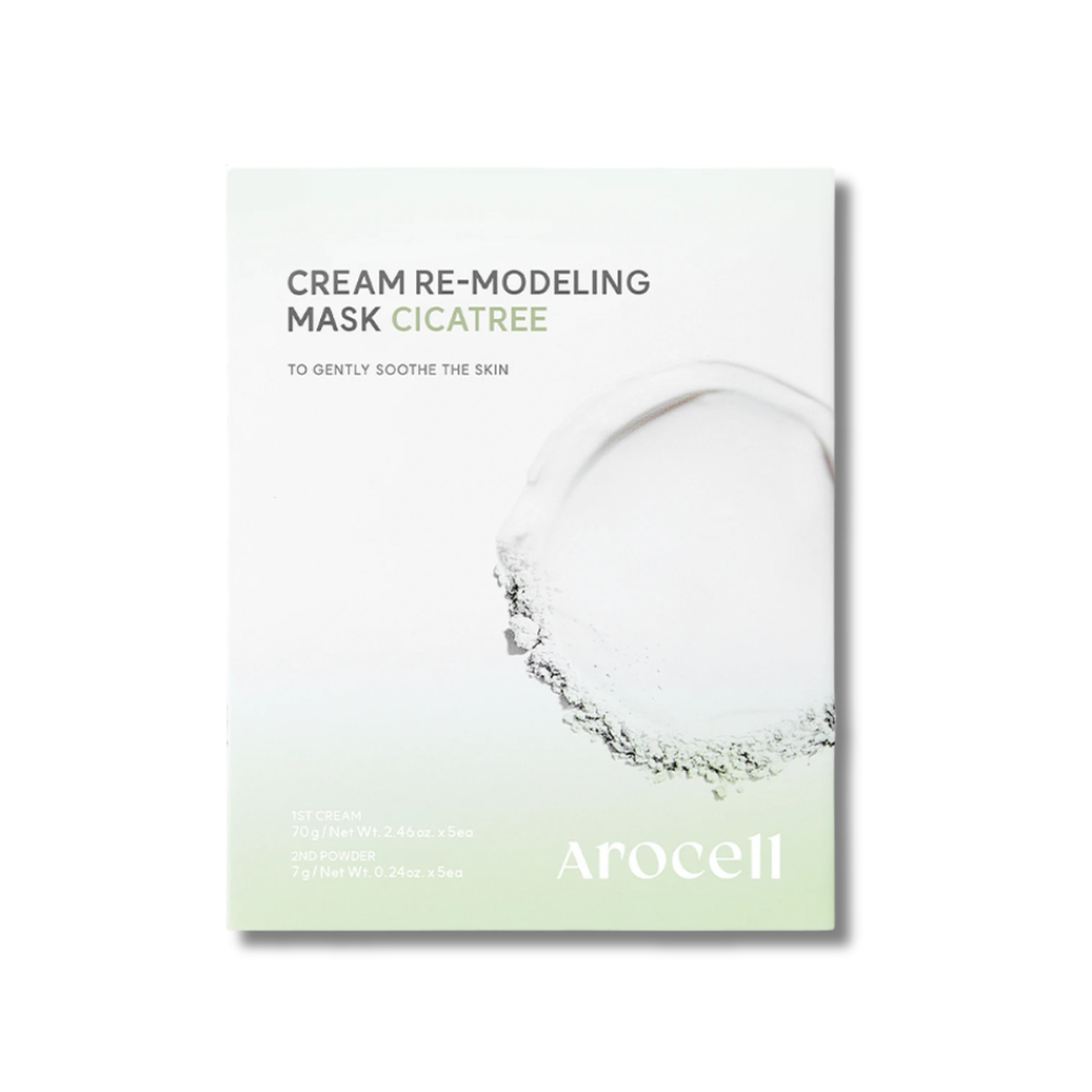 Успокаивающая альгинатная маска с центеллой и чайным деревом - Arocell Cream Remodeling Mask Cicatree фото