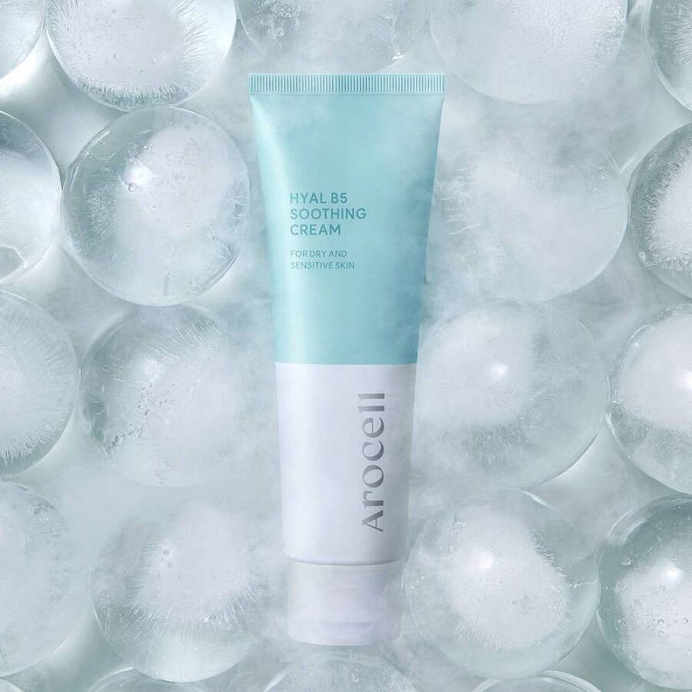 Успокаивающий крем с 5% пантенола для чувствительной кожи - Arocell Hyal B5 Soothing Cream фото 3