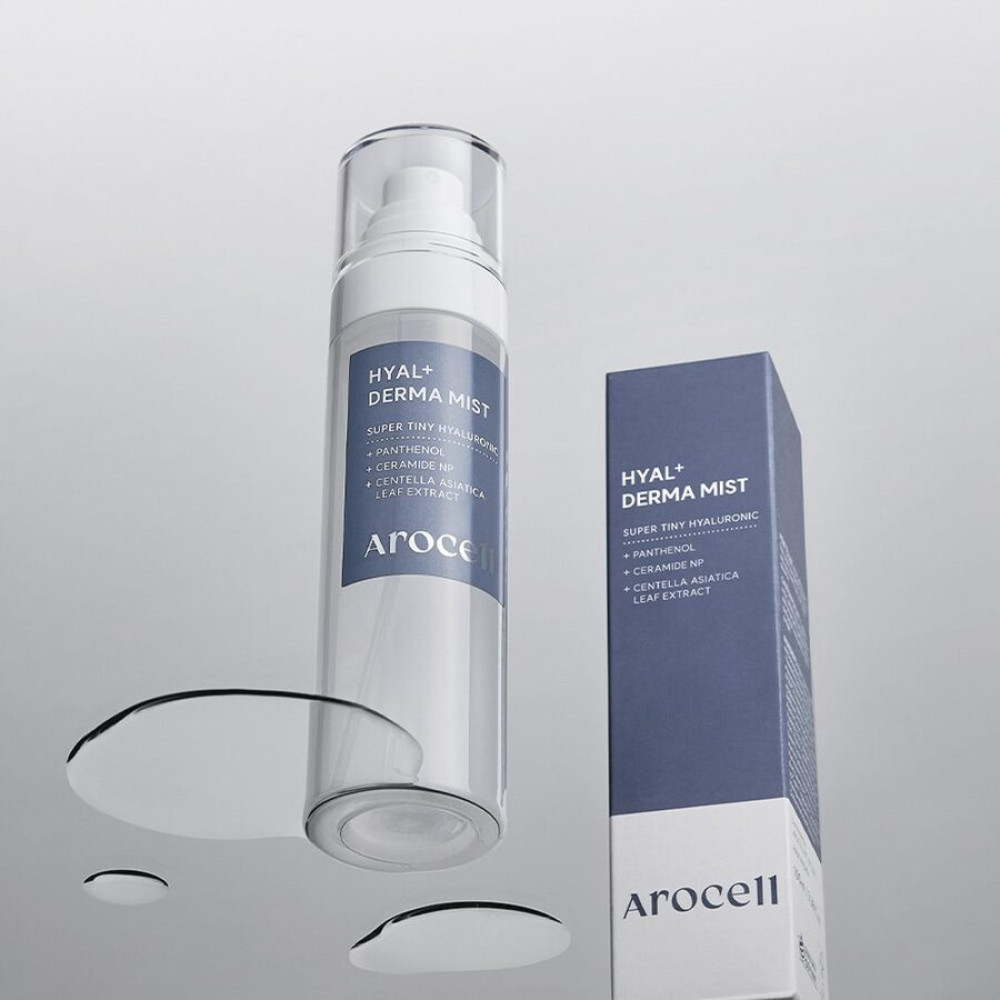 Увлажняющий мист с гиалуроновой кислотой, керамидами и пантенолом - Arocell Hyal+ Derma Mist фото 2