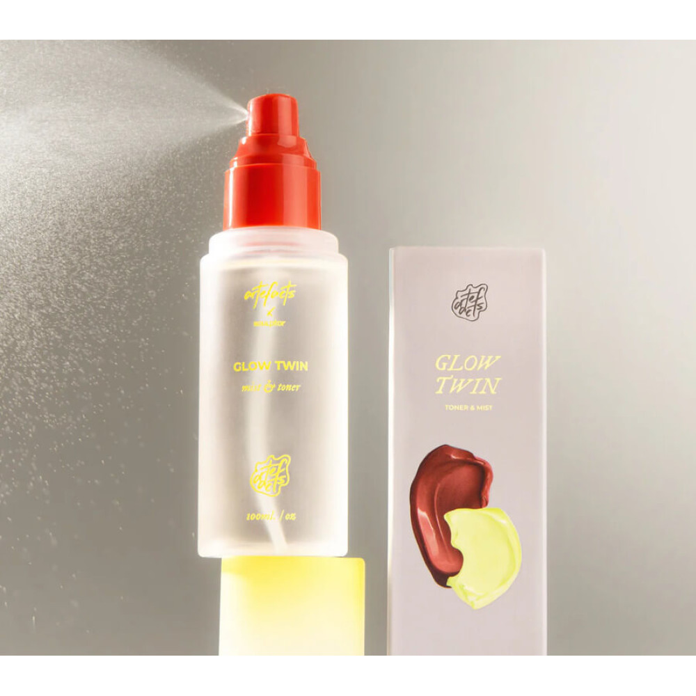Двухкомпонентный тонер-мист - Artefacts Glow Twin Mist-Toner фото 2