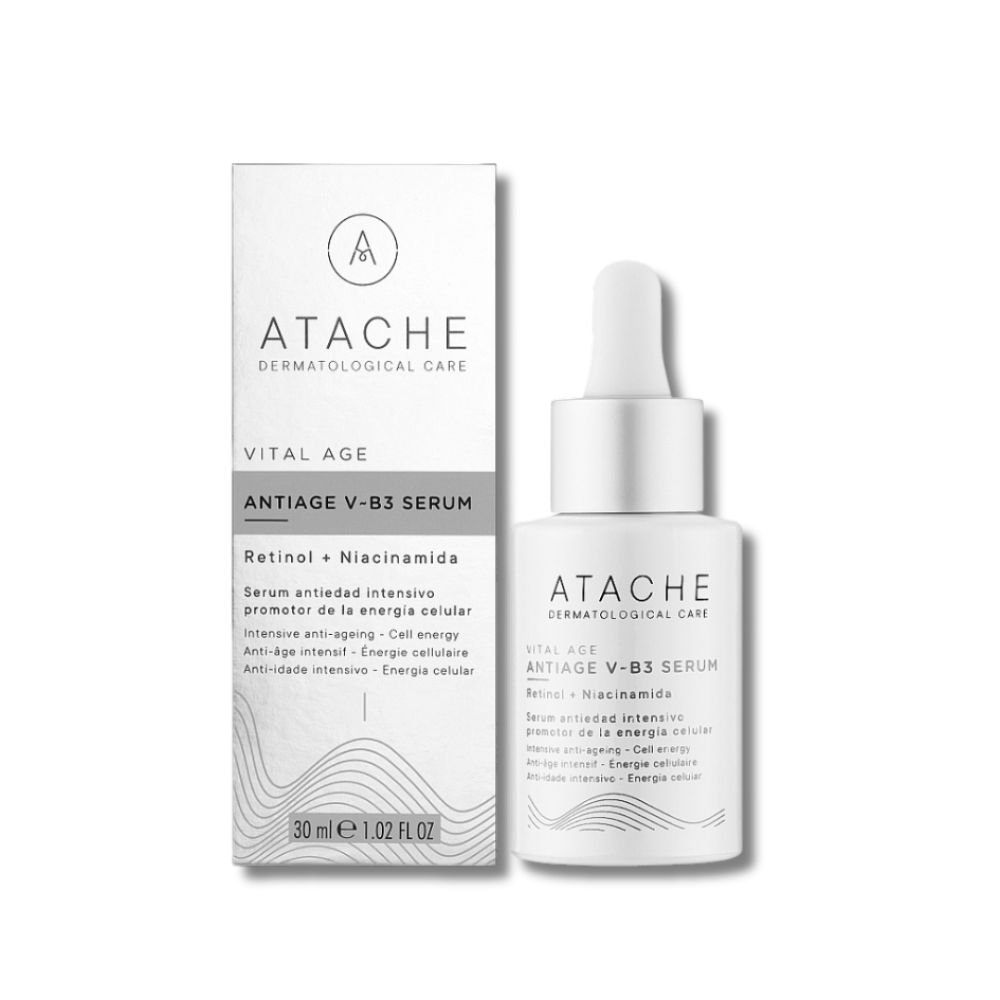 Антивікова сироватка з ретинолом та ніацинамідом - Atache Vital Age Anti-Age V-B3 Serum фото