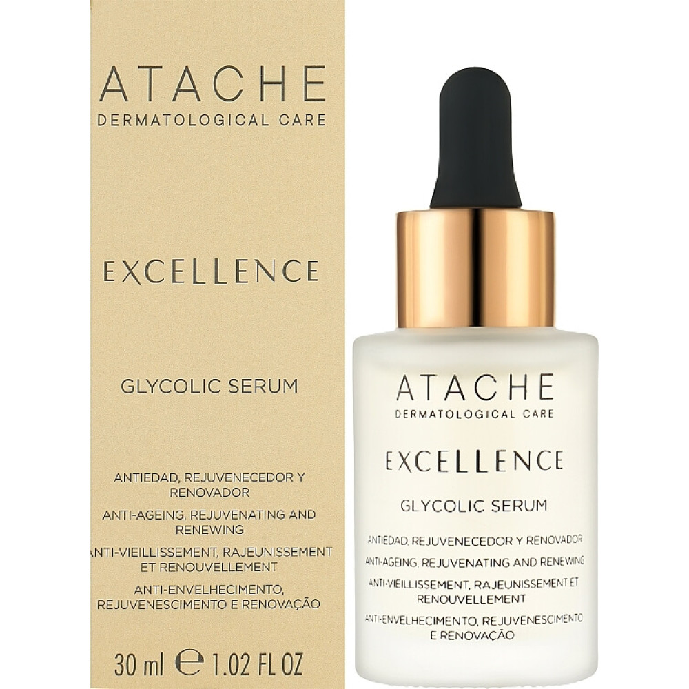 Омолоджувальна оновлювальна сироватка - ATACHE Excellence Glycolic Serum  фото 2