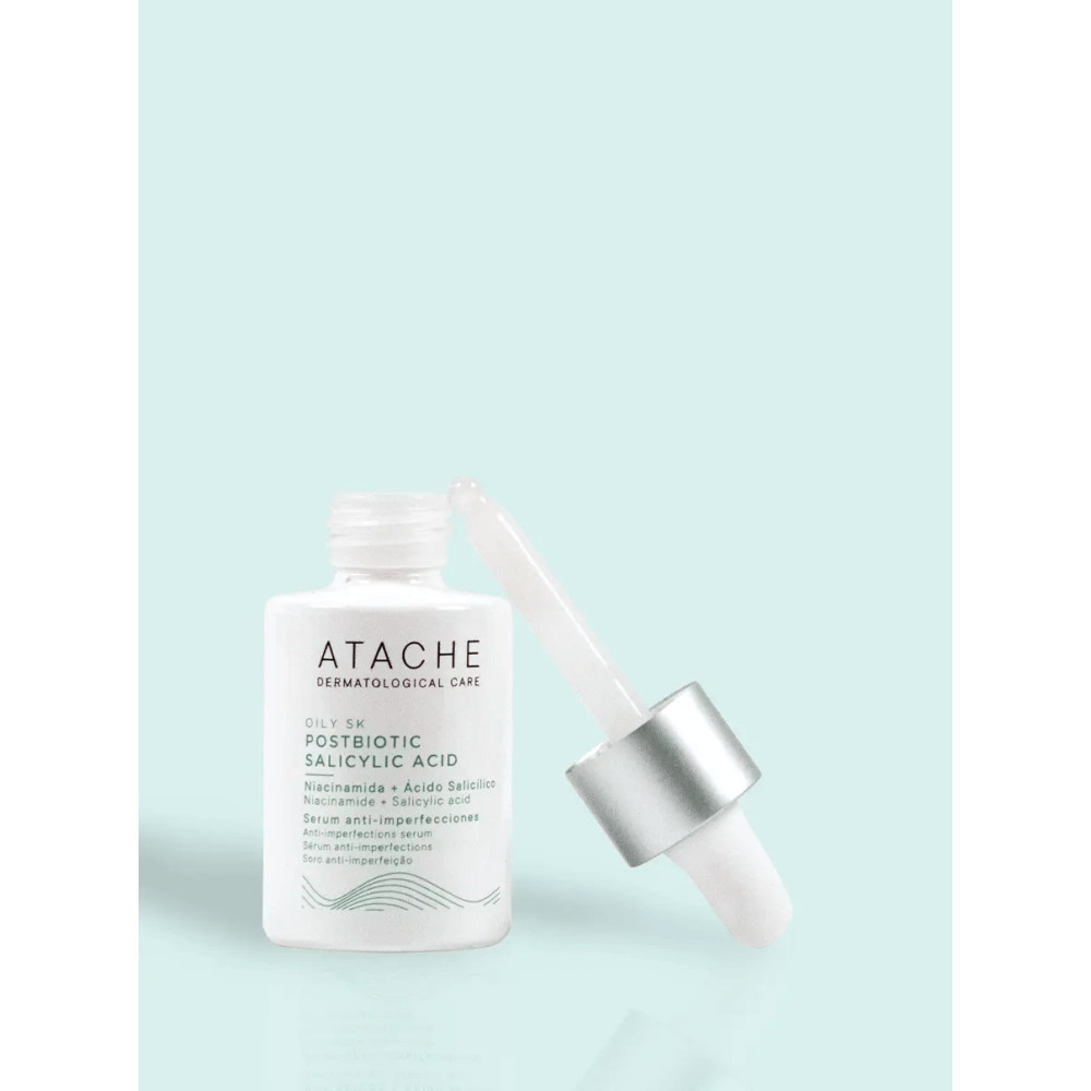 Cыворотка для проблемной кожи с кислотами - Atache Oily Skin Postbiotic Salicylic Acid Serum фото 3