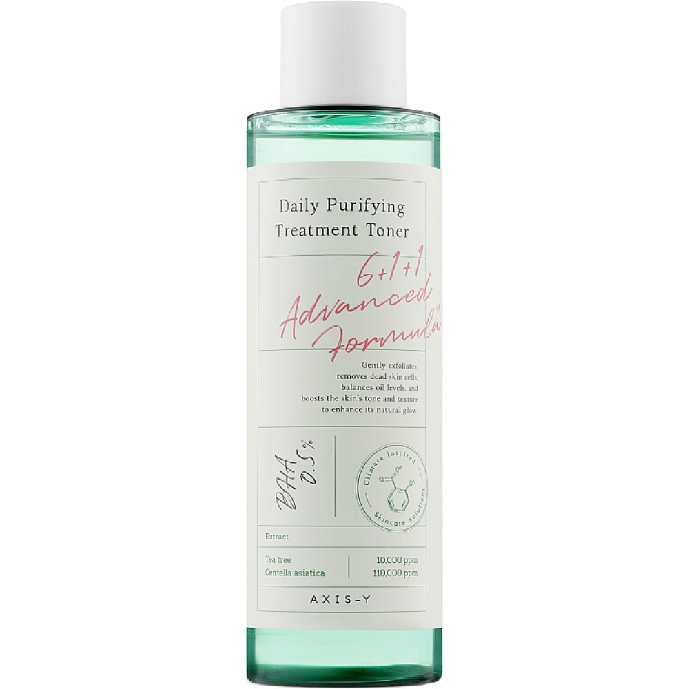 Тоник для проблемной кожи с центеллой и BHA-кислотой - Axis-Y Daily Purifying Treatment Toner фото 3
