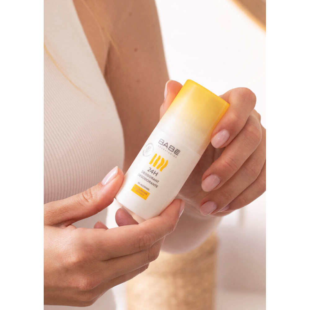 Дезодорант для всей семьи "24 часа защиты" с пребиотиком - Babe Laboratorios Deodorant 24H Roll On фото 2