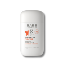 Детский солнцезащитный супер флюид SPF 50 с пантенолом и пребиотиком - Babe Laboratorios Super Fluid Pediatric SPF 50 