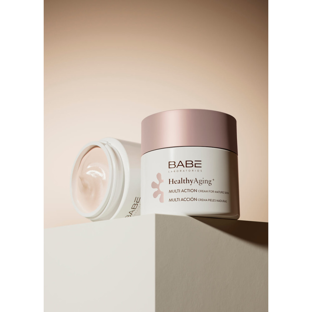 Мультифункциональный крем для очень зрелой кожи - Babe Laboratorios Healthy Aging Multi Action Cream For Mature Skin фото 3
